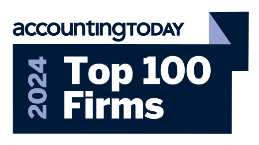 Accounting Today Top 100 Firms Award 2024