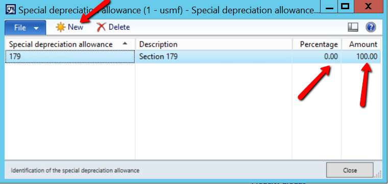 Dynamics AX Special Depreciation Allowance For Fixed Assets Armanino